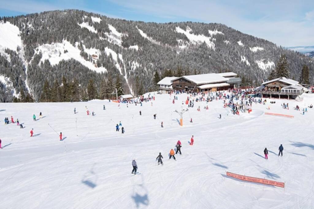 Le Relai S31 - Grand Et Lumineux Studio Avec Coin Montagne 4-6 Pers, Tout Equipe, Avec Wifi, A 30M Des Pistes Avec Un Grand Balcon, Draps Non Compris Saint-Jean-dʼAulps Kültér fotó