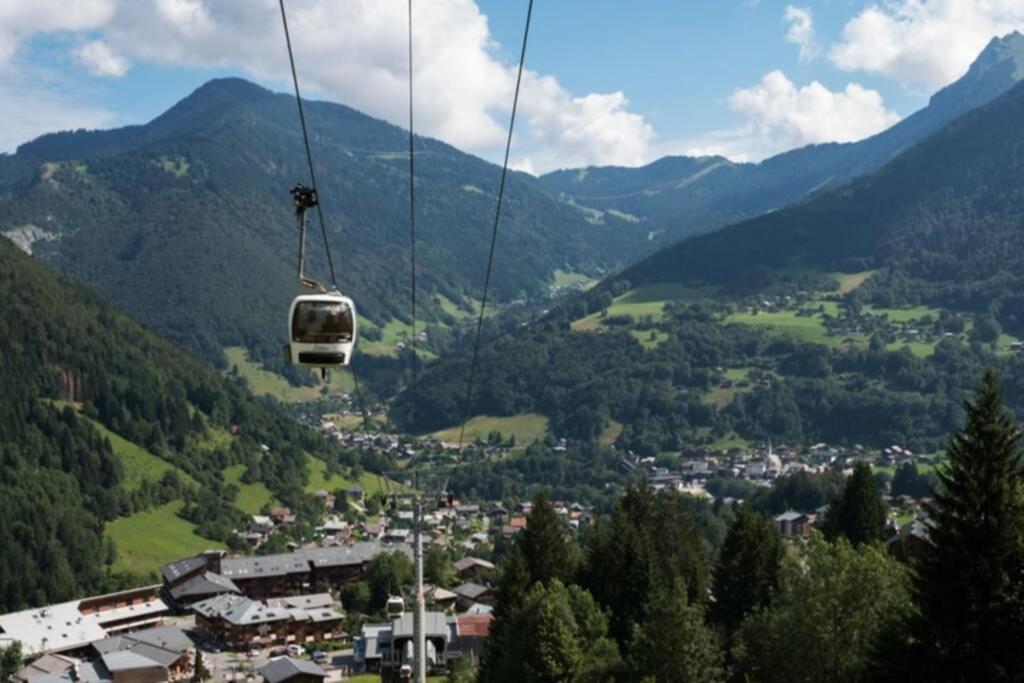 Le Relai S31 - Grand Et Lumineux Studio Avec Coin Montagne 4-6 Pers, Tout Equipe, Avec Wifi, A 30M Des Pistes Avec Un Grand Balcon, Draps Non Compris Saint-Jean-dʼAulps Kültér fotó